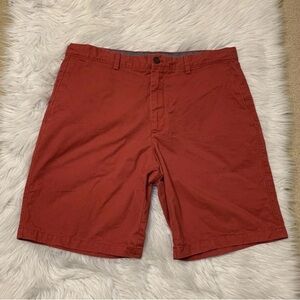 Banana Republic Factory Red Flat Front Chino Shorts- Sz 38